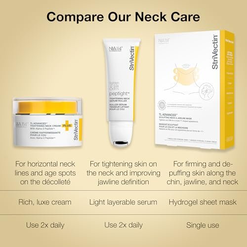 StriVectin TL Advanced Sculpting Neck & Jawline Mask - Single-Use Hydrogel Mask for Firmer, More Contoured Neck & Jawline Avelisse