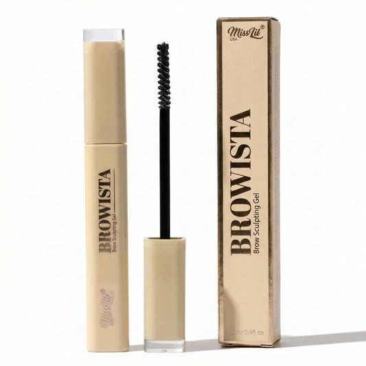 MISS LIL USA BROWISTA Strong Hold Clear Eyebrow Gel – Long-Lasting, Flake-Free, Natural Finish (0.5 oz) Avelisse