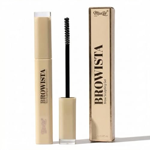 MISS LIL USA BROWISTA Strong Hold Clear Eyebrow Gel – Long-Lasting, Flake-Free, Natural Finish (0.5 oz) Avelisse