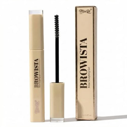 MISS LIL USA BROWISTA Strong Hold Clear Eyebrow Gel – Long-Lasting, Flake-Free, Natural Finish (0.5 oz) Avelisse