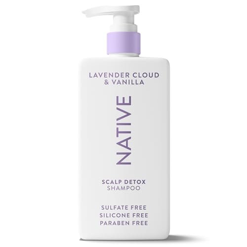 Native Scalp Detox Shampoo Lavender Cloud & Vanilla - 16.5 fl oz for Gentle Cleansing & Scalp Balance - görsel 2