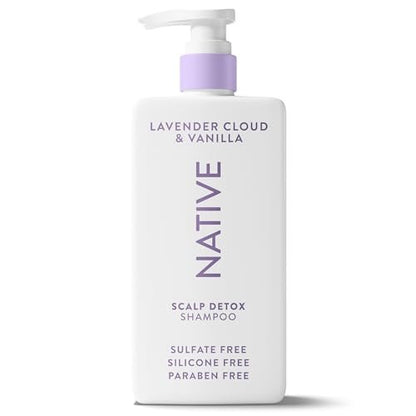 Native Scalp Detox Shampoo Lavender Cloud & Vanilla - 16.5 fl oz for Gentle Cleansing & Scalp Balance