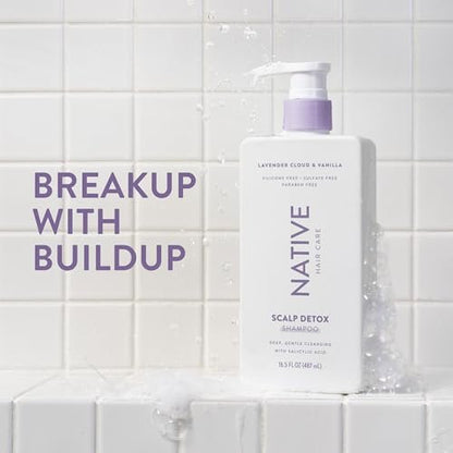 Native Scalp Detox Shampoo Lavender Cloud & Vanilla - 16.5 fl oz for Gentle Cleansing & Scalp Balance