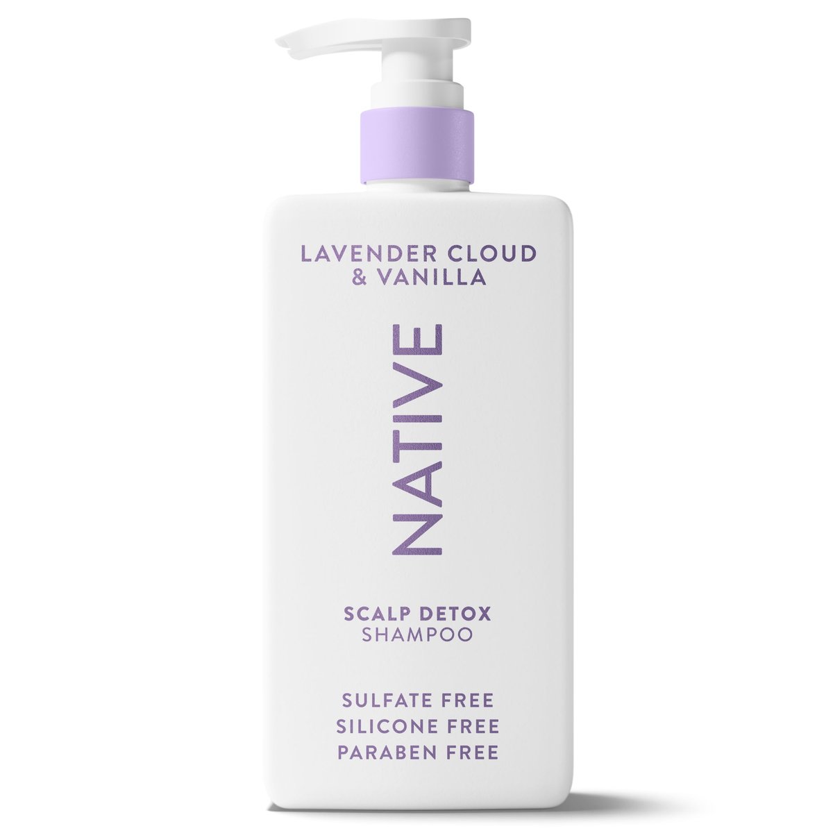 Native Scalp Detox Shampoo Lavender Cloud & Vanilla - 16.5 fl oz for Gentle Cleansing & Scalp Balance - görsel 1