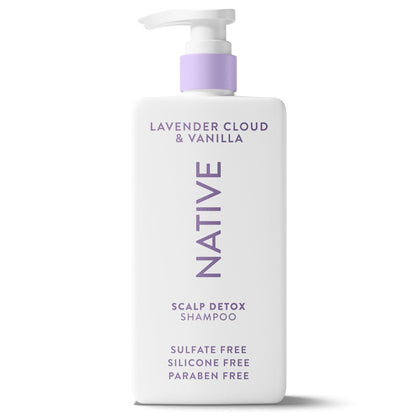 Native Scalp Detox Shampoo Lavender Cloud & Vanilla - 16.5 fl oz for Gentle Cleansing & Scalp Balance