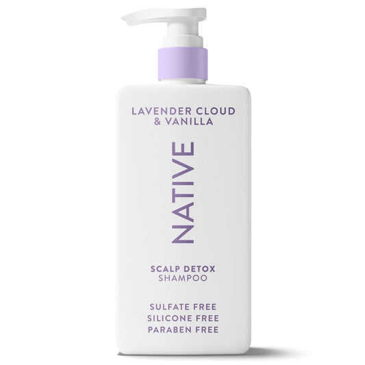 Native Scalp Detox Shampoo Lavender Cloud & Vanilla - 16.5 fl oz for Gentle Cleansing & Scalp Balance