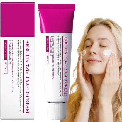 Lanboo Tranexamic Acid Cream with Arbutin 7% + Tranexamic Acid 4% - Dark Spot Corrector for Hyperpigmentation, Freckles & Blemishes - 1.69 fl oz Avelisse