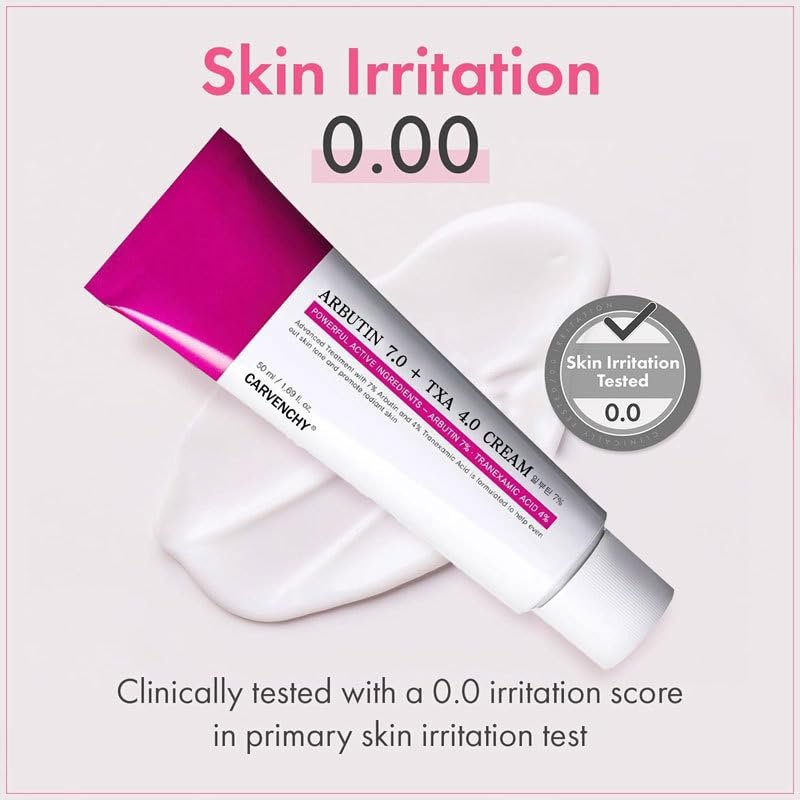 Lanboo Tranexamic Acid Cream with Arbutin 7% + Tranexamic Acid 4% - Dark Spot Corrector for Hyperpigmentation, Freckles & Blemishes - 1.69 fl oz Avelisse