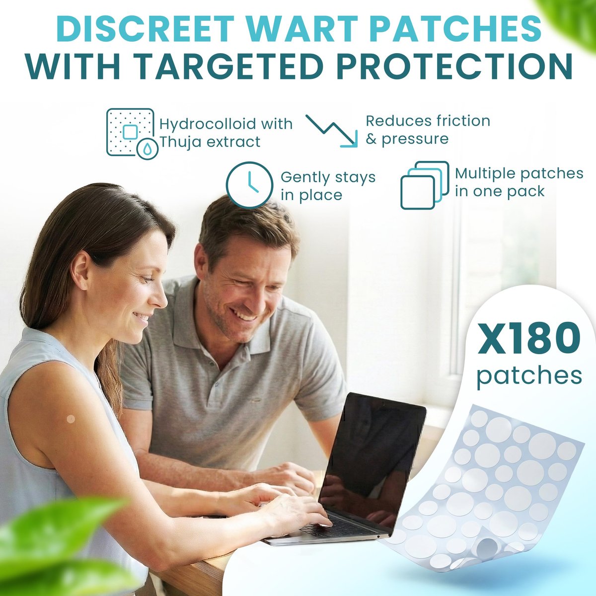 Premium 180 PCS Cosmetic Adhesive Patches – Waterproof, Invisible & Gentle on Skin Avelisse