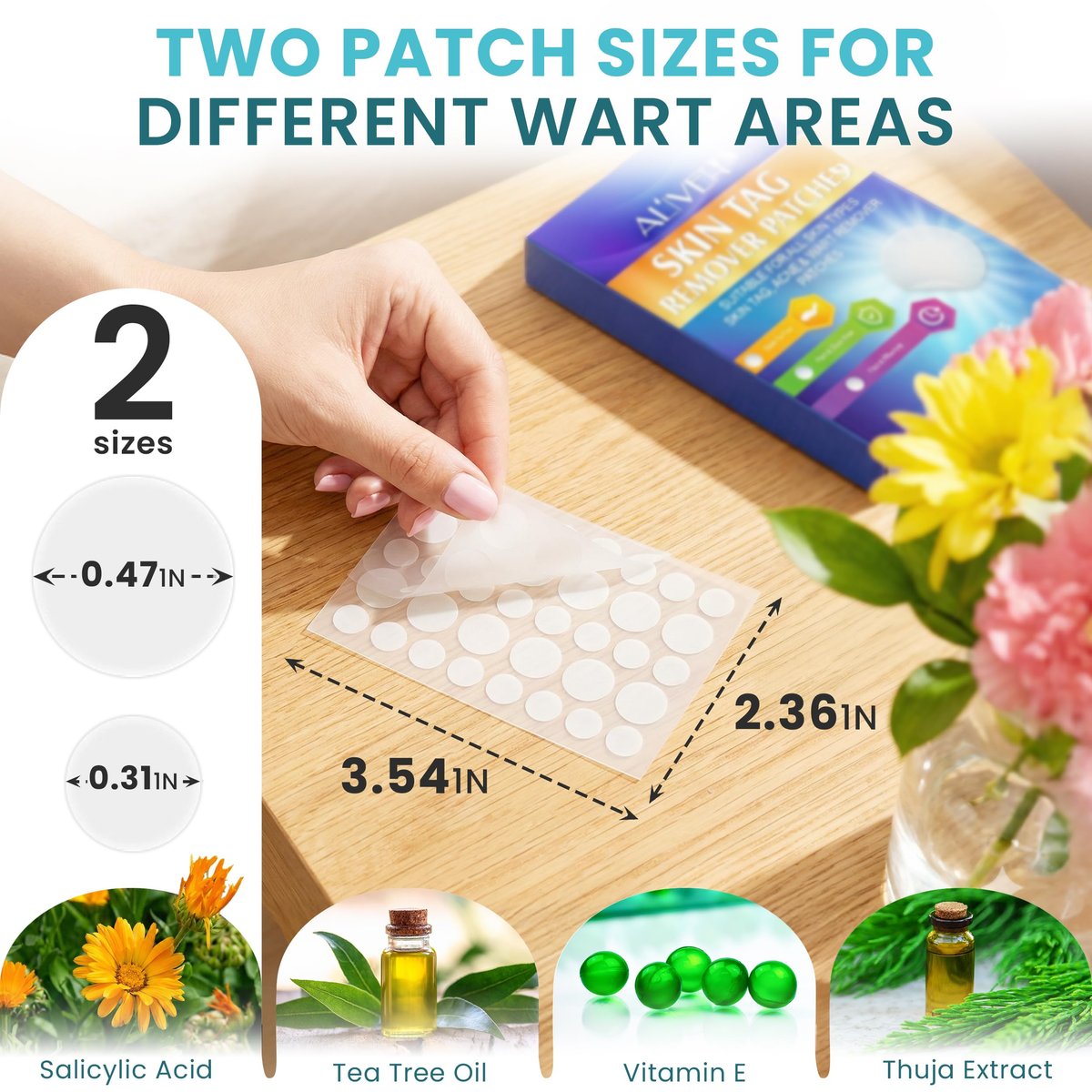 Premium 180 PCS Cosmetic Adhesive Patches – Waterproof, Invisible & Gentle on Skin Avelisse