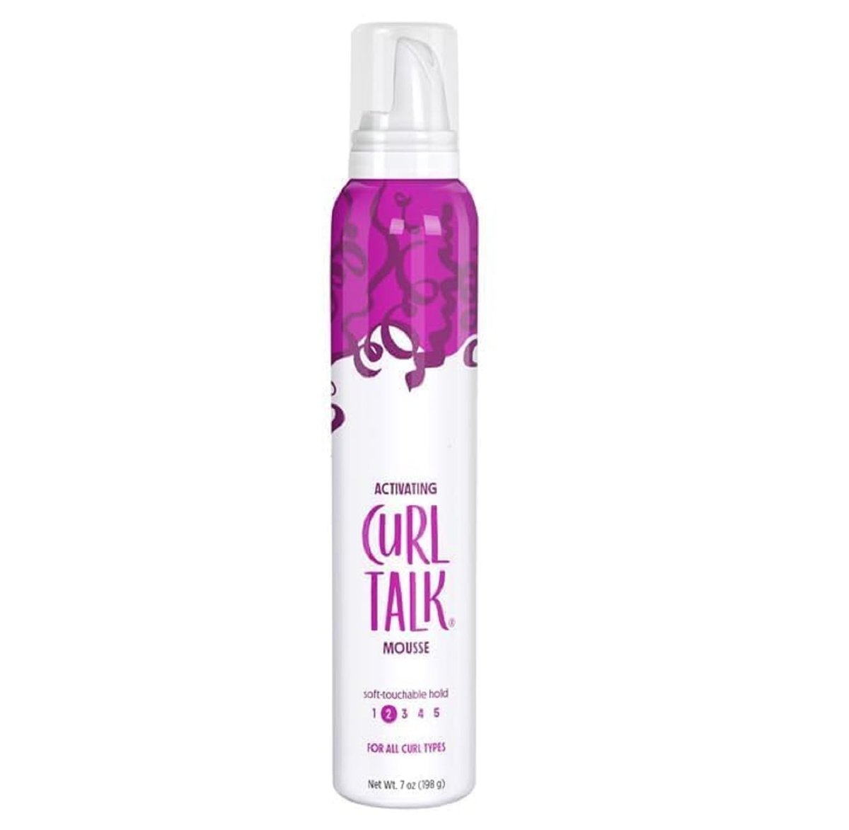 Curl Not Your Mother's Talk Activating Hair Mousse - Lightweight Hold & Frizz-Free Style, 7 oz Avelisse