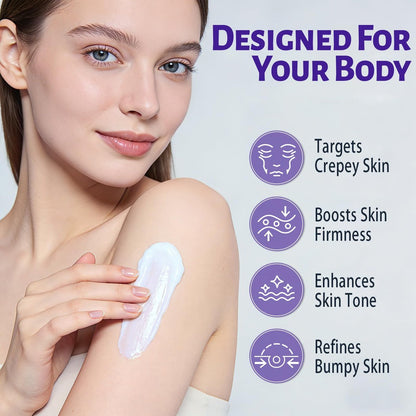 Overnight Toning Body Whip - Firming Night Cream for Loose Crepey Skin on Arms, Thighs & Belly | MAËLISS Avelisse