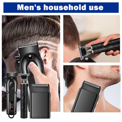OIYO Hair Clippers Set for Men: Professional Hair Clippers & Trimmers & Electric Foil Shaver for Home Haircuts, Fading, and Beard Trimming - Perfect for Beginners Avelisse