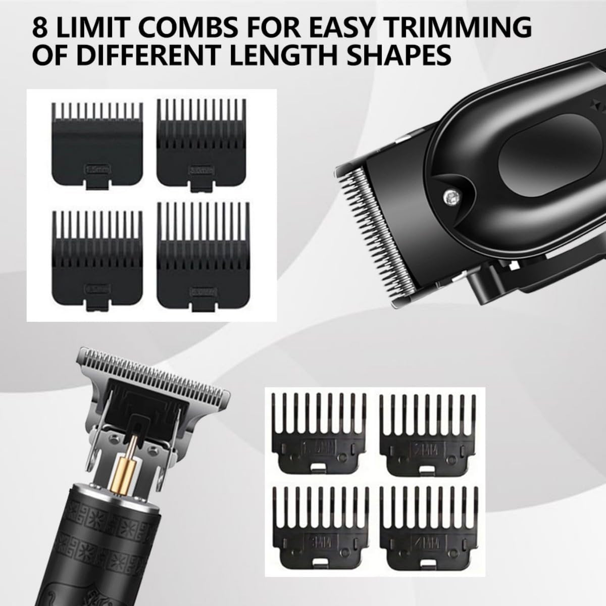 OIYO Hair Clippers Set for Men: Professional Hair Clippers & Trimmers & Electric Foil Shaver for Home Haircuts, Fading, and Beard Trimming - Perfect for Beginners Avelisse