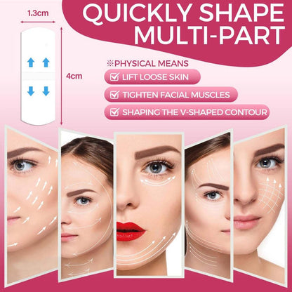JBSZTH Face Tape Lifting Invisible – 200PCS Strong Hold Facelift Tape for Jawline, Cheeks & Neck, Super Thin Breathable Avelisse