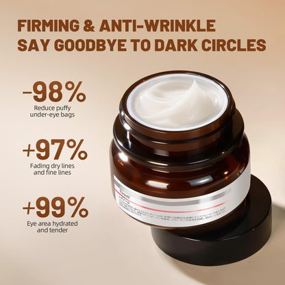 eleytele Korean Eye Cream for Dark Circles & Puffiness – Hydrating Under Eye Moisturizer for Fine Lines, Firming, Brightening & Smooth Skin, 1.06 oz Avelisse