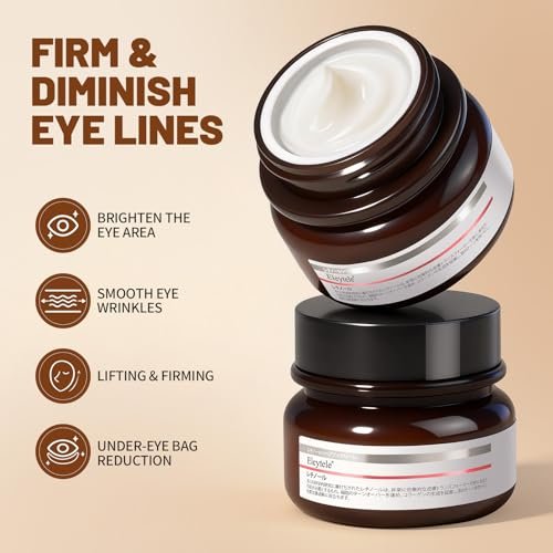eleytele Korean Eye Cream for Dark Circles & Puffiness – Hydrating Under Eye Moisturizer for Fine Lines, Firming, Brightening & Smooth Skin, 1.06 oz Avelisse