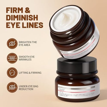 eleytele Korean Eye Cream for Dark Circles & Puffiness – Hydrating Under Eye Moisturizer for Fine Lines, Firming, Brightening & Smooth Skin, 1.06 oz Avelisse