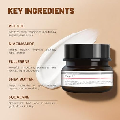 eleytele Korean Eye Cream for Dark Circles & Puffiness – Hydrating Under Eye Moisturizer for Fine Lines, Firming, Brightening & Smooth Skin, 1.06 oz Avelisse