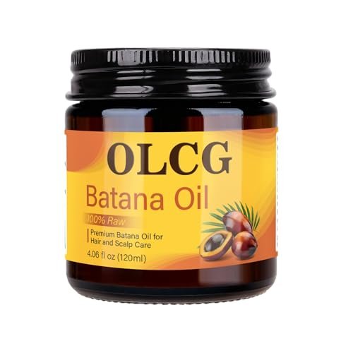 OLCG 100% Raw Batana Oil for Hair Growth - Pure Batana Oil Paste, Enhances Thickness & Shine, Reduces Breakage and Hair Loss, Nourishment For All Types - 4.06 fl oz (120ml) Avelisse