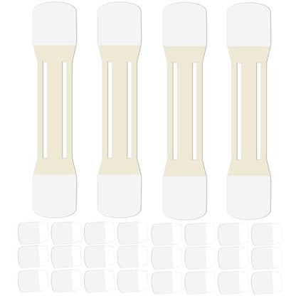 Netlkjonk Invisible Neck Tape for Sagging Skin – 60 PCS + 4 Strips Clear Lifting Tape, Turkey Neck Tightening Patches for Double Chin, Jowls & Wrinkles, Instant Face & Neck Lift for Makeup Avelisse