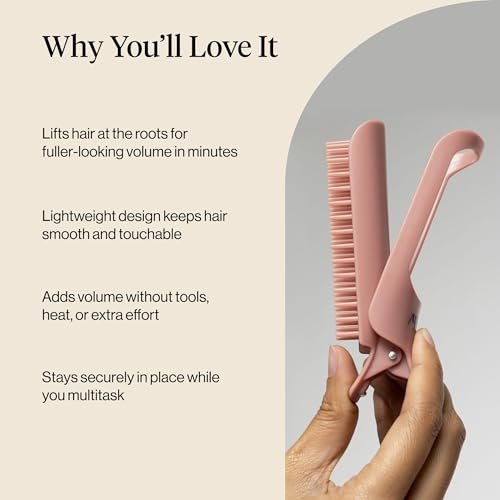 Kitsch Volumizing Hair Clips for Styling - 2-Pack Terracotta Hair Rollers for Volume & Frizz-Free Curls - görsel 6