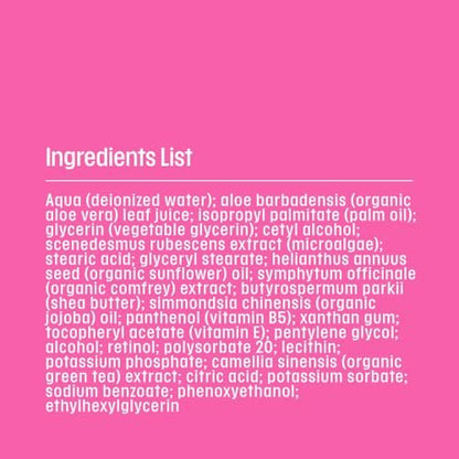 SurFACE Face Moisturizer with Microalgae, Retinol, Squalane – Hydrating Blue Light Defense Cream, 1.7 oz
