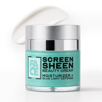 SurFACE Face Moisturizer with Microalgae, Retinol, Squalane – Hydrating Blue Light Defense Cream, 1.7 oz