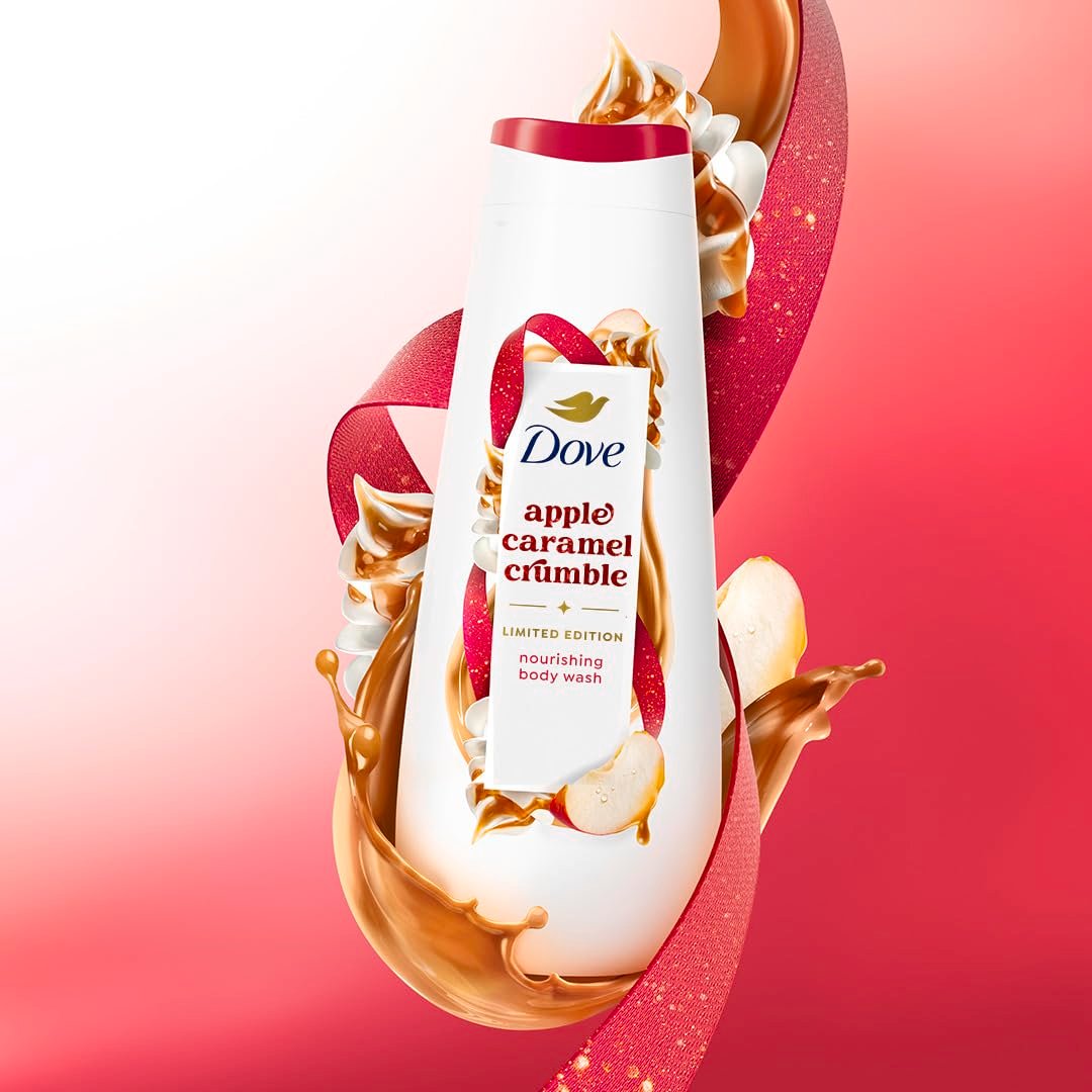 Dove Limited Edition Holiday Treats Body Wash for Deep Nourishment – Apple Cider Carmel, 20 oz - görsel 3