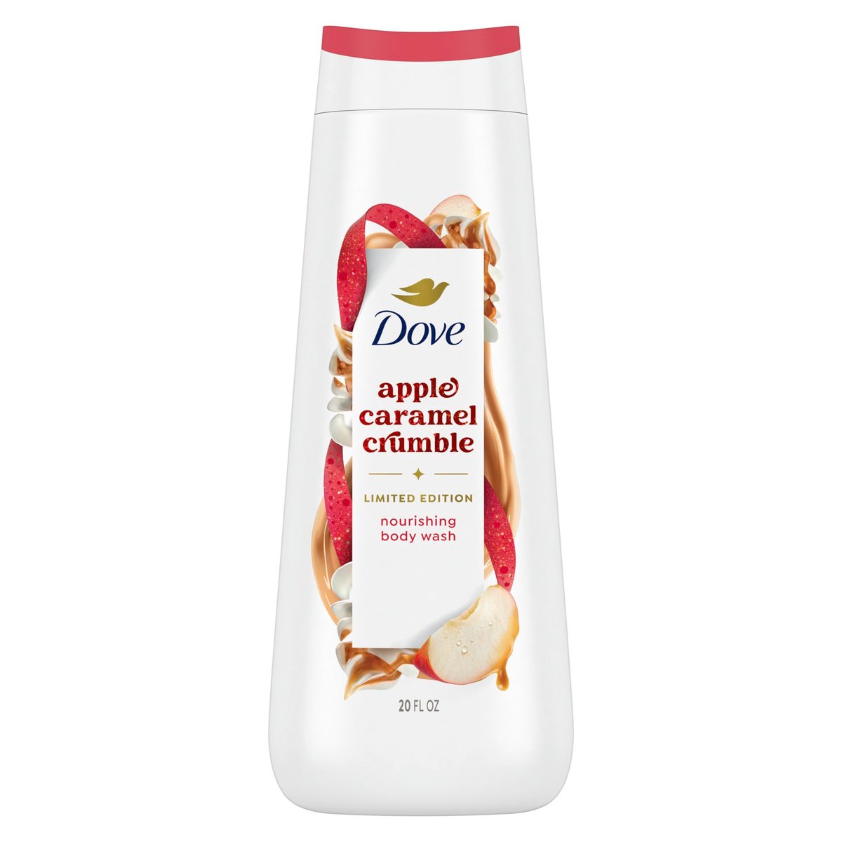 Dove Limited Edition Holiday Treats Body Wash for Deep Nourishment – Apple Cider Carmel, 20 oz - görsel 1