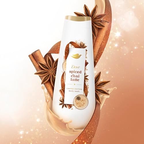 Dove Spiced Chai Latte Liquid Body Wash for Deep Nourishment - Limited Edition Holiday Treats, 20 fl oz - görsel 5