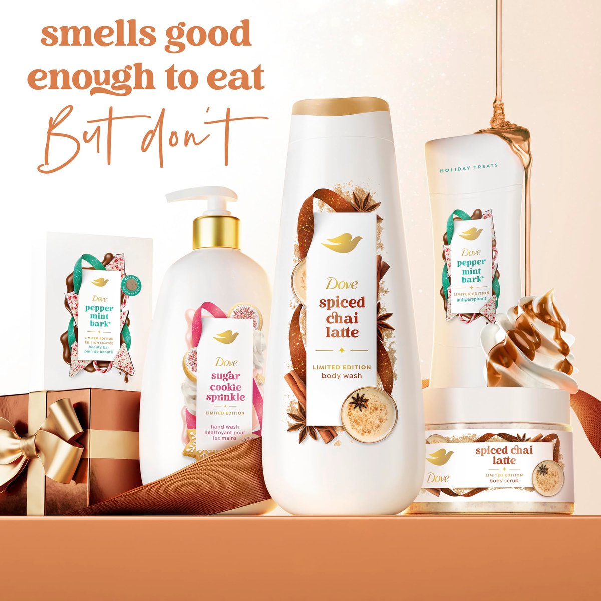 Dove Spiced Chai Latte Liquid Body Wash for Deep Nourishment - Limited Edition Holiday Treats, 20 fl oz - görsel 10