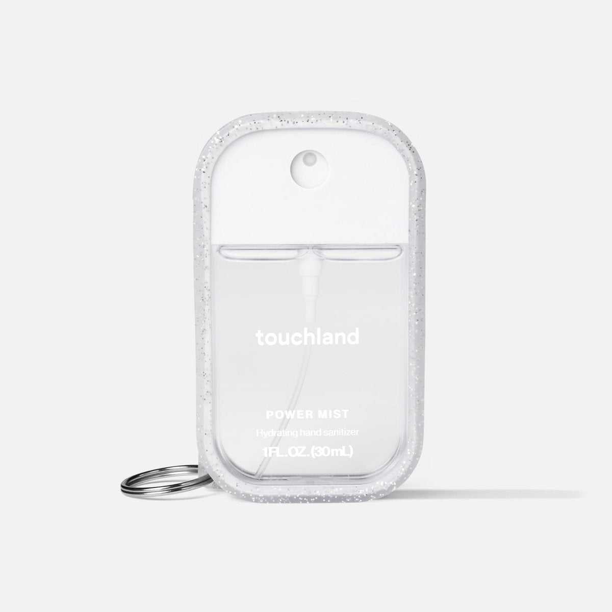 Touchland Protective Silicone Case with Keyring – Frosted Sparkle – Compatible with 1 FL OZ Hand Sanitizer - görsel 3