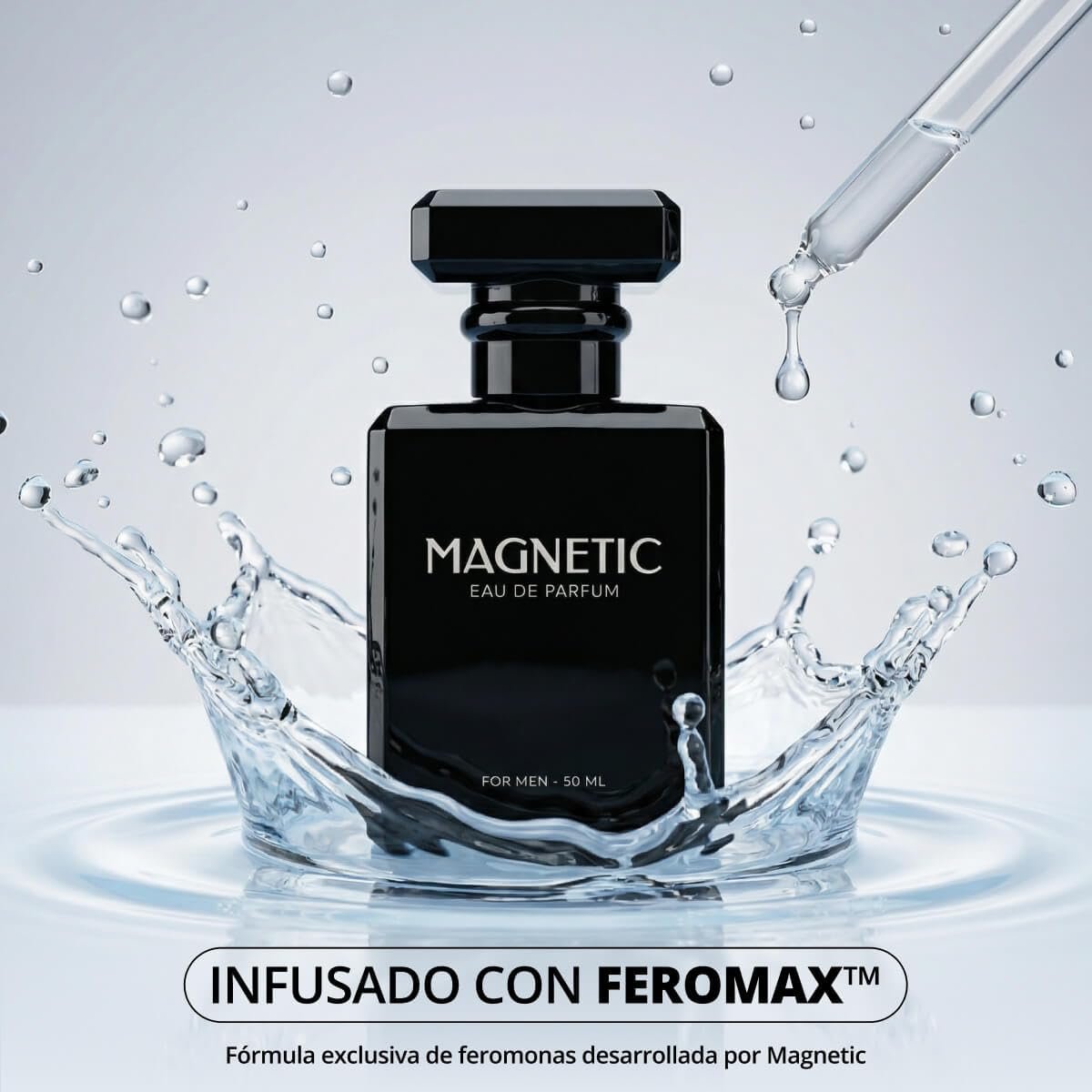 Magnetic Eau de Parfum – Bold, Long-Lasting Pheromone Cologne for Men, 50mL (1.7 fl oz) Avelisse