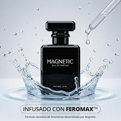 Magnetic Eau de Parfum – Bold, Long-Lasting Pheromone Cologne for Men, 50mL (1.7 fl oz) Avelisse