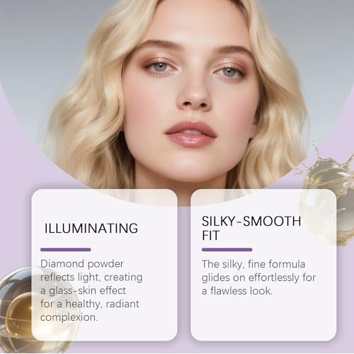 viviyoo 4-Color Highlighter & Blush Palette - Shimmer Eyeshadow Makeup Kit, 2-in-1 Face Illuminator Powder with Mirror, Long-Lasting Diamond Glow, Portable Travel Size for Natural Radiance (Gold) - görsel 8