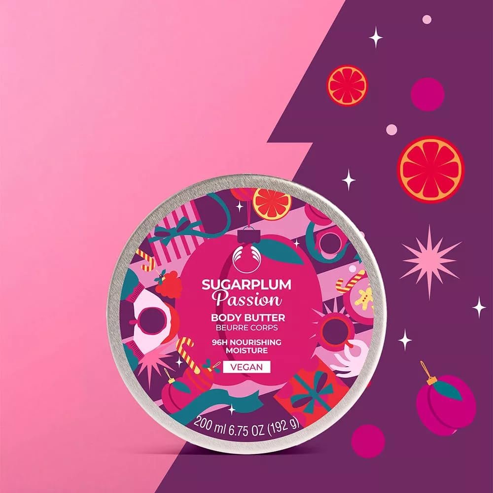 Sugarplum Passion Body Butter - Deeply Nourishing Moisturizer for Dry Skin - görsel 7