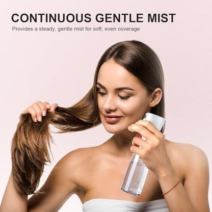 Bepkac Continuous Spray Bottle for Hair – Fine Mist Water Mister, Empty Spray Bottles (2-Pack, 6.1 OZ) for Styling, Cleaning, Plants, Barbers & Salons