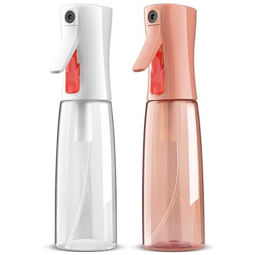 Bepkac Continuous Spray Bottle for Hair – Fine Mist Water Mister, Empty Spray Bottles (2-Pack, 6.1 OZ) for Styling, Cleaning, Plants, Barbers & Salons - görsel 2
