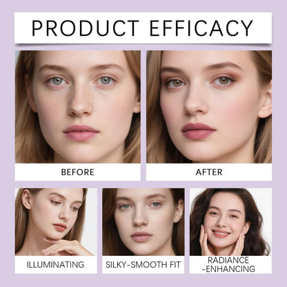 Bekoeen Eye & Cheek Palette - 4-in-1 Eyeshadow, Highlighter & Contour Makeup Palette for Natural Glow Avelisse