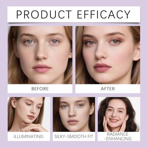 Bekoeen Eye & Cheek Palette - 4-in-1 Eyeshadow, Highlighter & Contour Makeup Palette for Natural Glow Avelisse