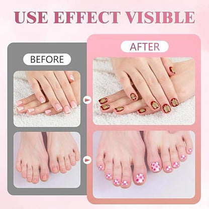 12 Colors Nail Art Pens - 0.5mm Fine Tip 3D Acrylic Polish Pen Set, Waterproof Quick-Drying Dotting Graffiti Drawing Liner Brush, DIY Nail Art Design Manicure Tools for Beginners Women Home Salon