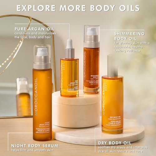Moroccanoil Shimmering Body Oil – 1.7 Fl Oz | Radiant, Hydrating Glow Avelisse