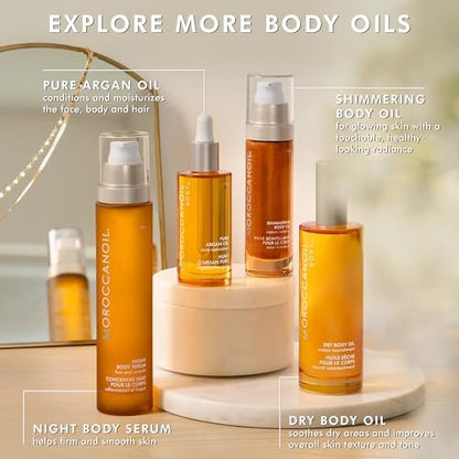 Moroccanoil Shimmering Body Oil – 1.7 Fl Oz | Radiant, Hydrating Glow Avelisse