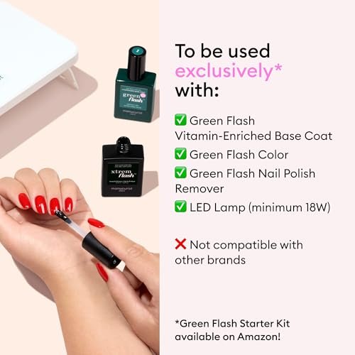 Manucurist New Top Coat Gel Nail Polish Xtrem Flash – Long Lasting Gel Top Coat, Quick Shine, Vegan, Made in France (0.5 Fl Oz) Avelisse