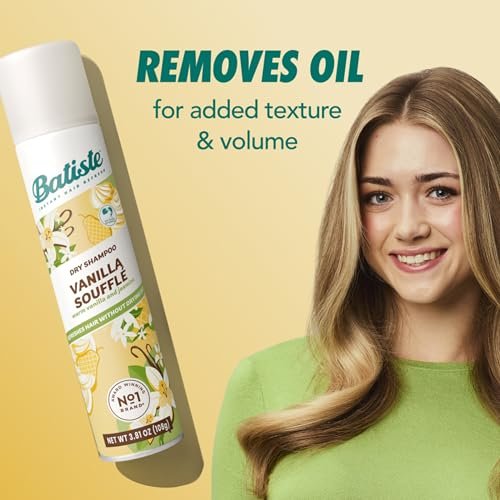 Batiste Dry Shampoo, Vanilla Souffle, 3.81 oz - Instantly Refresh Hair & Absorb Oil Between Washes - görsel 8