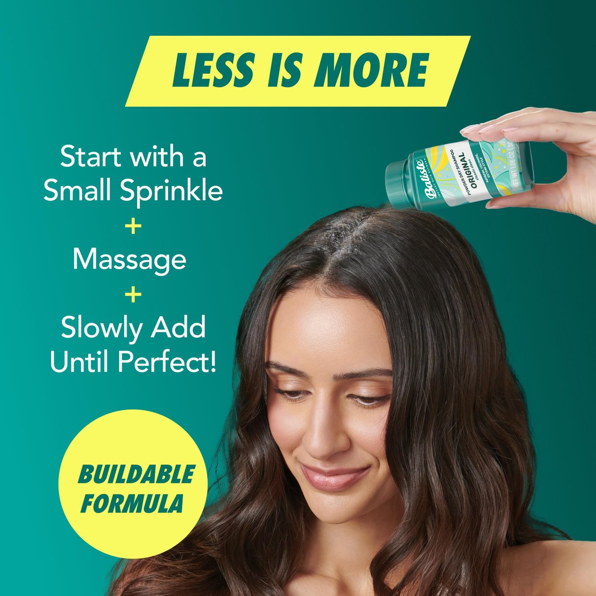 Batiste Powder Dry Shampoo – Original Scent, Oil-Absorbing, Non-Aerosol, TSA Compliant (1.06 oz) - görsel 8