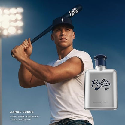 Ralph Lauren Polo 67 Extreme Men's Eau de Parfum - Gourmand Scent with Caramelized Pineapple, Cedarwood & Leather Accords - 4.2 Fl Oz Avelisse