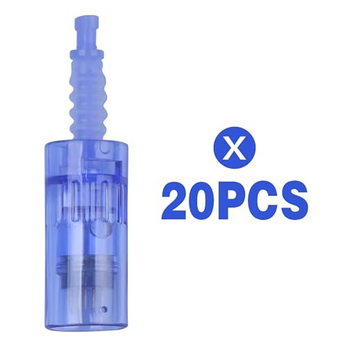 20-Pack Microneedling Pen Cartridges for Dr. Pen A6 – 0.25mm 24-Pin Needles, Easy Home Use Avelisse
