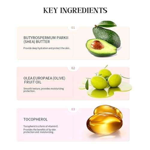 Summer Special Lip Balm Butter Set - 5-Piece Natural Shea Butter & Avocado Oil Hydrating Lip Care Gift Set - görsel 12